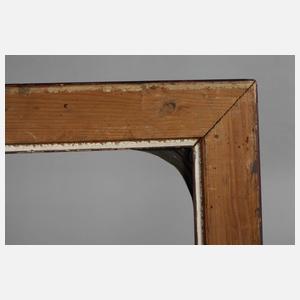 Rahmen mit Messingbeschlägen Jugendstil