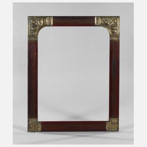 Rahmen mit Messingbeschlägen Jugendstil