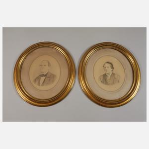 Konvolut ovale Rahmen