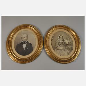 Konvolut ovale Rahmen