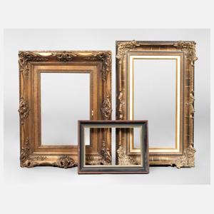 Konvolut drei Rahmen