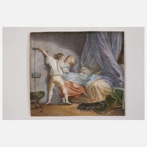 Miniatur nach Fragonard