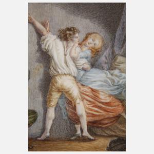 Miniatur nach Fragonard