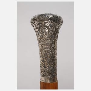 Spazierstock Silber