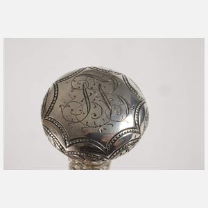 Spazierstock Silber