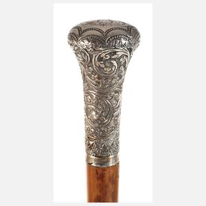 Spazierstock Silber