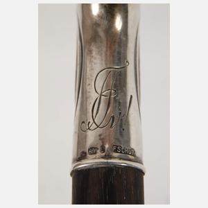 Spazierstock Silber