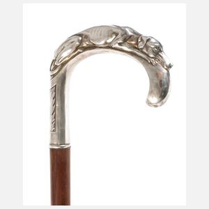 Spazierstock Silber