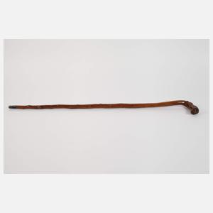 Geschnitzter Spazierstock