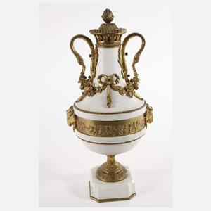 Paar klassizistische Amphorenvasen