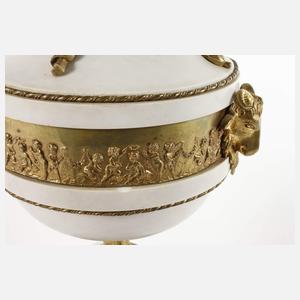 Paar klassizistische Amphorenvasen