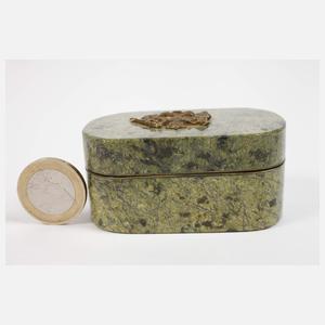 Deckeldose Serpentin