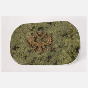 Deckeldose Serpentin