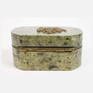 Deckeldose Serpentin