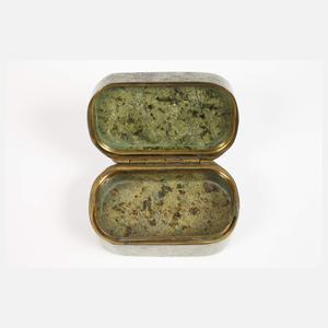 Deckeldose Serpentin