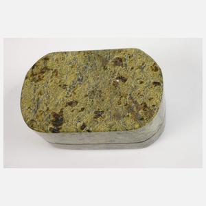 Deckeldose Serpentin