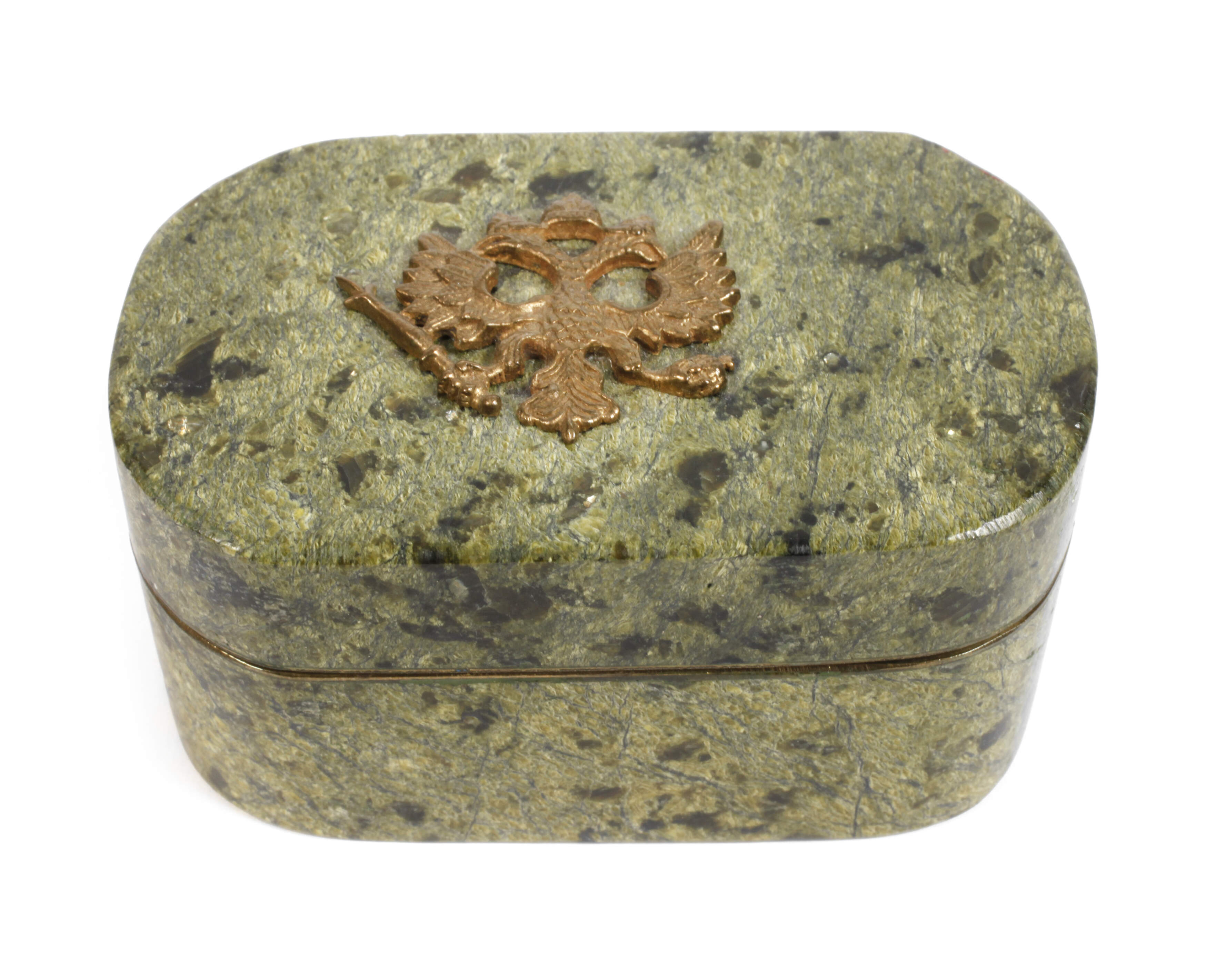 Deckeldose Serpentin