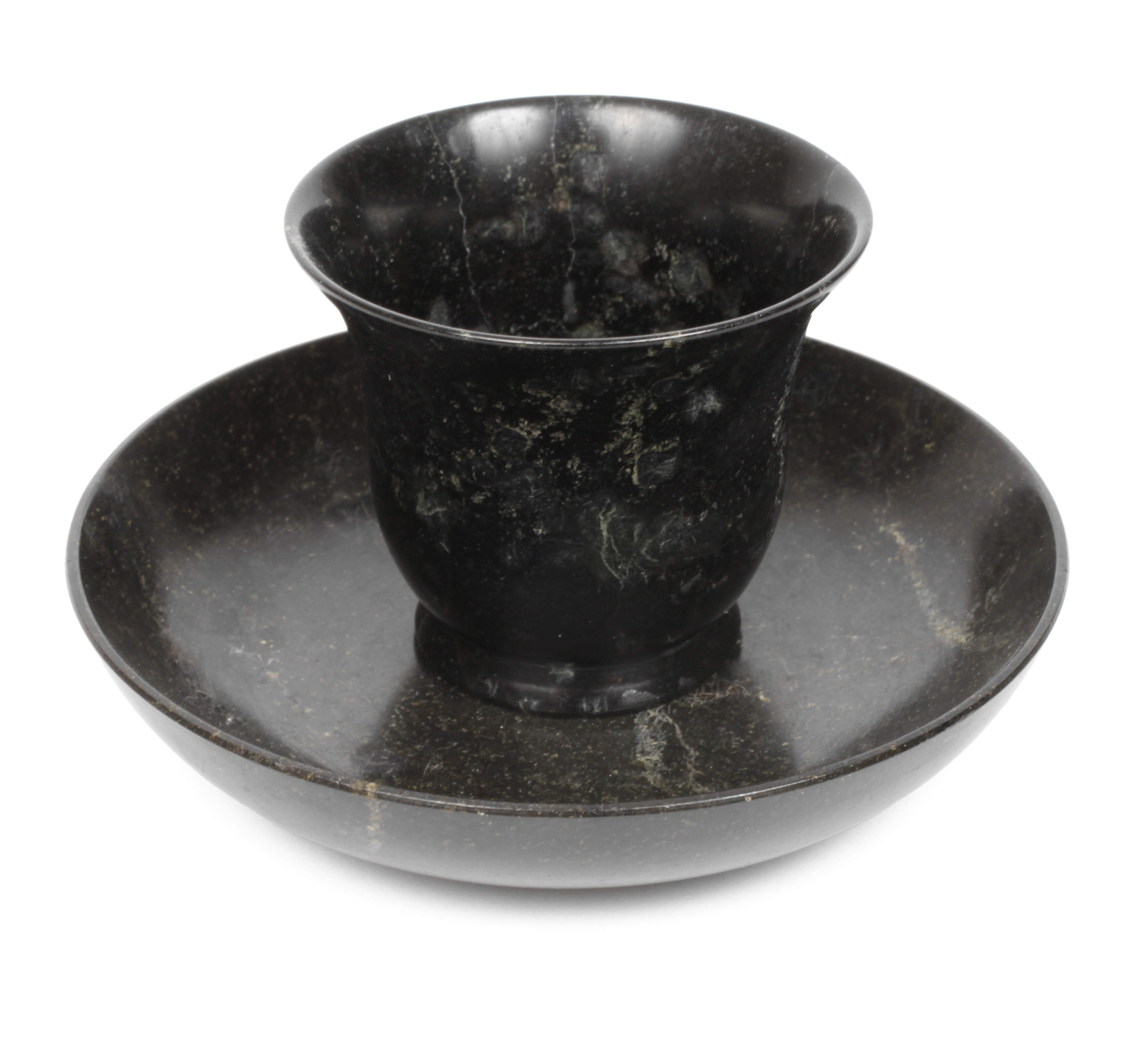 Schale und Koppchen Serpentin