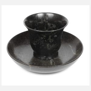 Schale und Koppchen Serpentin