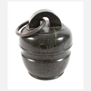 Deckeldose Serpentin