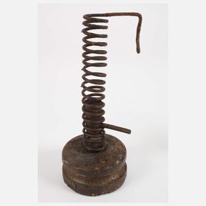 Vier historische Handleuchter