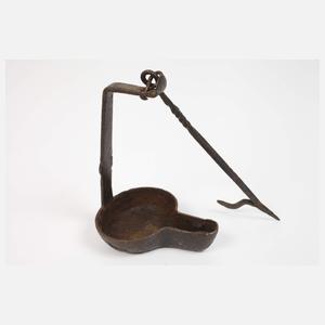 Konvolut antike Öllampen und Kerzenhalter