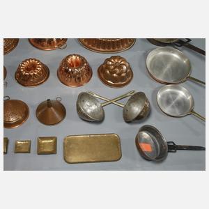 Großes Konvolut Küchenkupfer