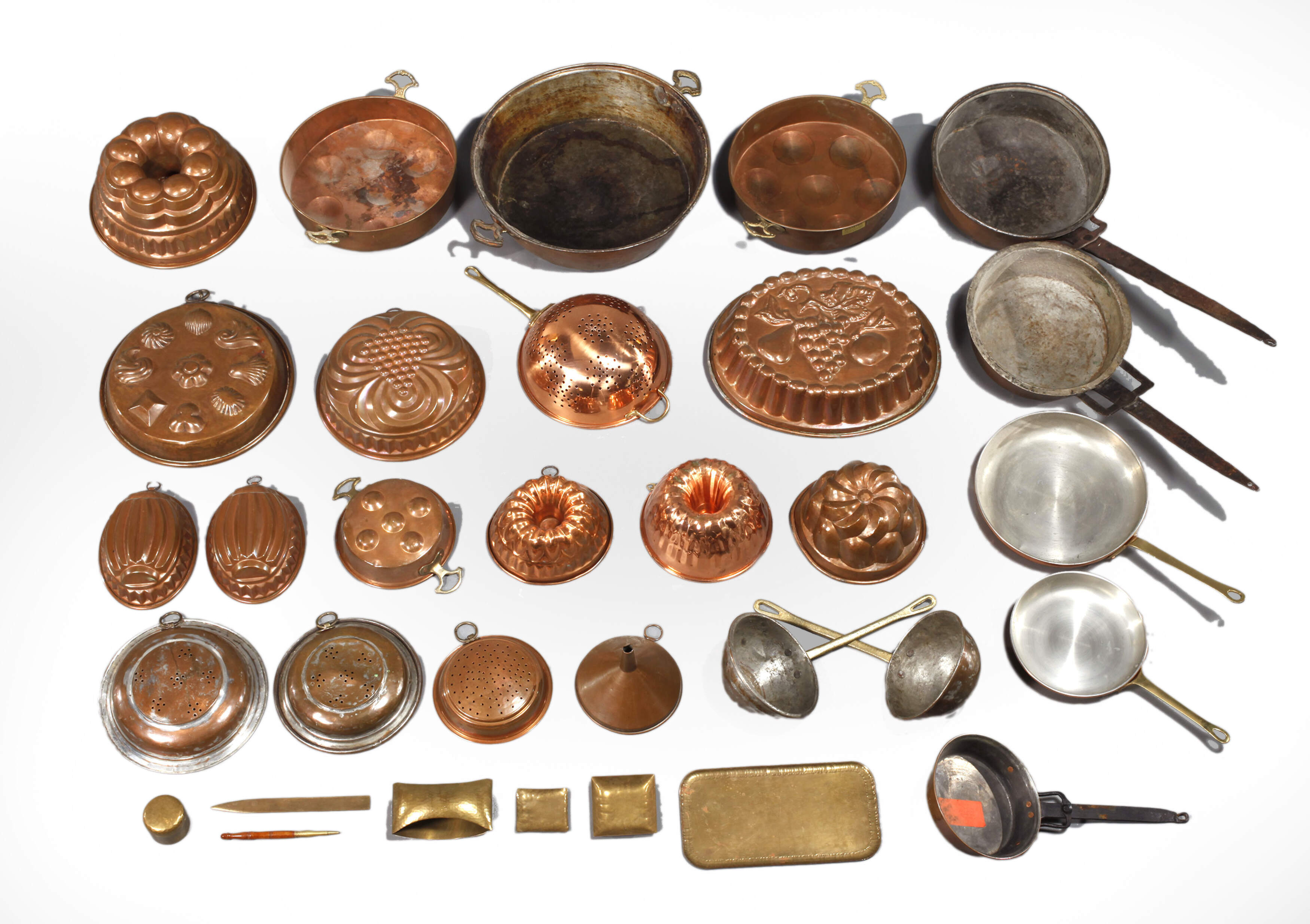 Großes Konvolut Küchenkupfer