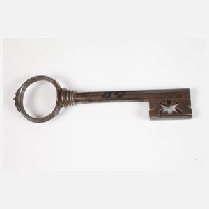 Prächtiges barockes Türschloss