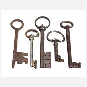 Sammlung große Schlüssel