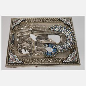 Marienikone im Silberoklad