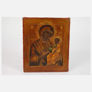 Marienikone im Silberoklad