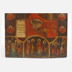 Drei Mehrfelderikonen