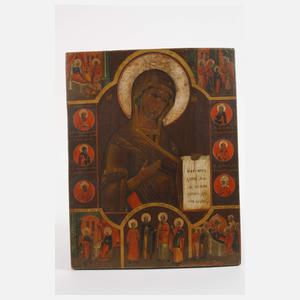 Drei Mehrfelderikonen