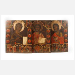 Drei Mehrfelderikonen