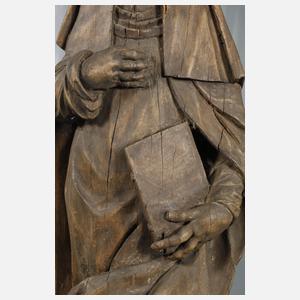 Geschnitzte Heiligenplastik