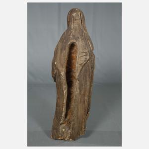 Geschnitzte Heiligenplastik