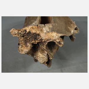 Geschnitzte Heiligenplastik