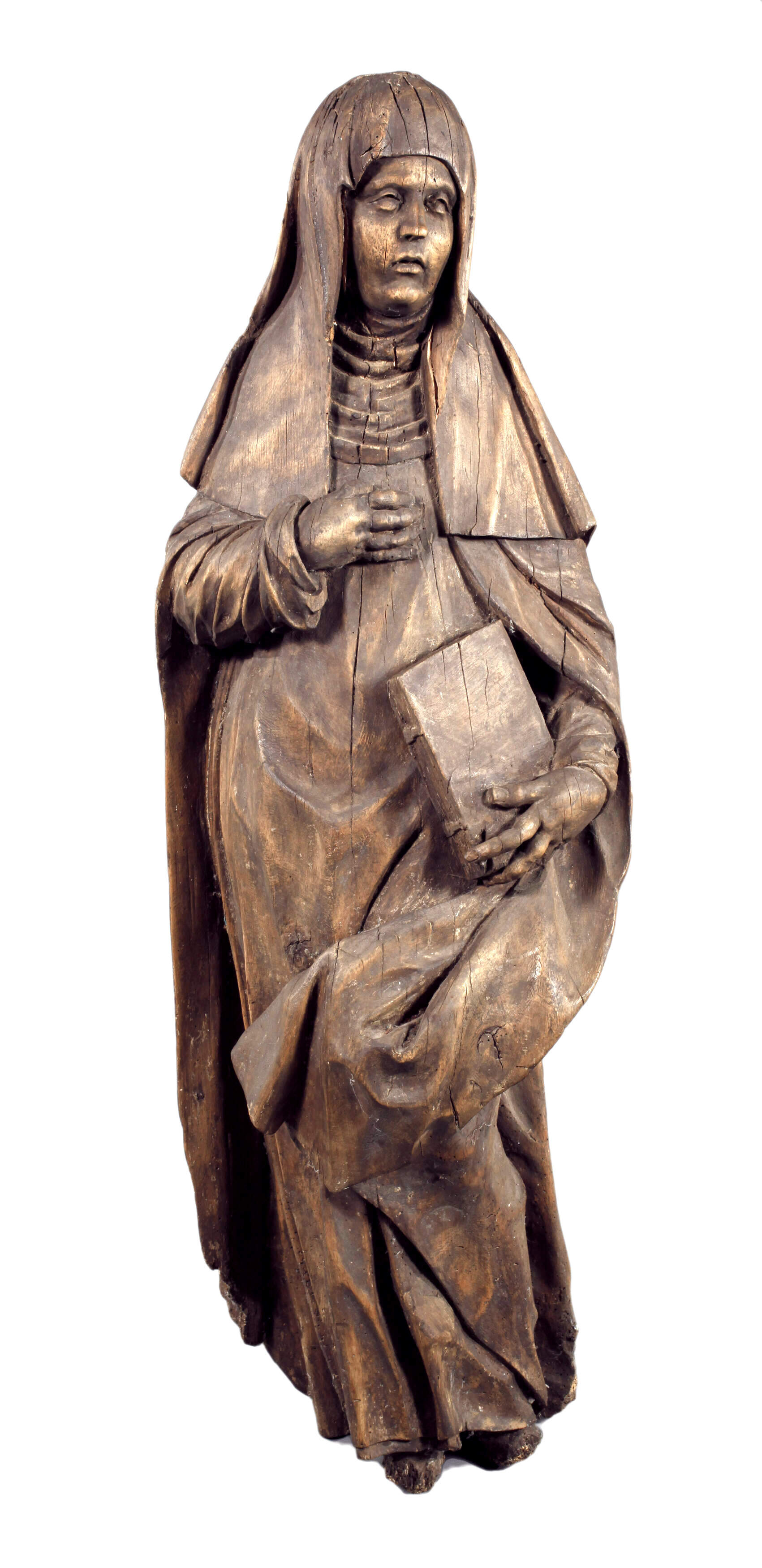 Geschnitzte Heiligenplastik