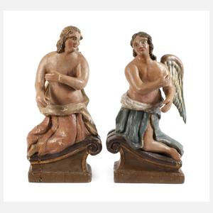 Zwei barocke Schnitzereien