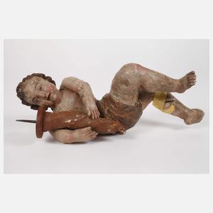 Paar barocke Leuchterengel