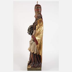 Geschnitzte Heiligenplastik