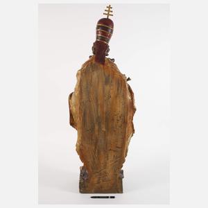 Geschnitzte Heiligenplastik