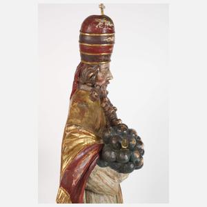 Geschnitzte Heiligenplastik
