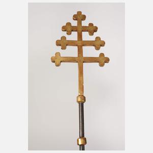 Geschnitzte Heiligenplastik