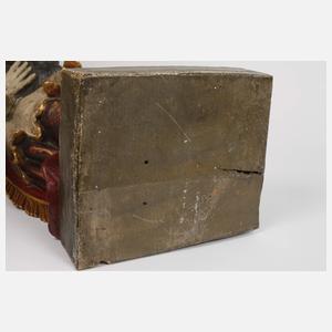 Geschnitzte Heiligenplastik