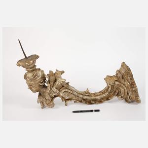 Paar barocke Wandleuchter