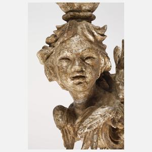 Paar barocke Wandleuchter