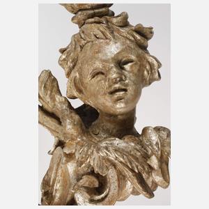 Paar barocke Wandleuchter