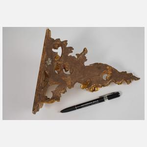 Geschnitzte Wandkonsole